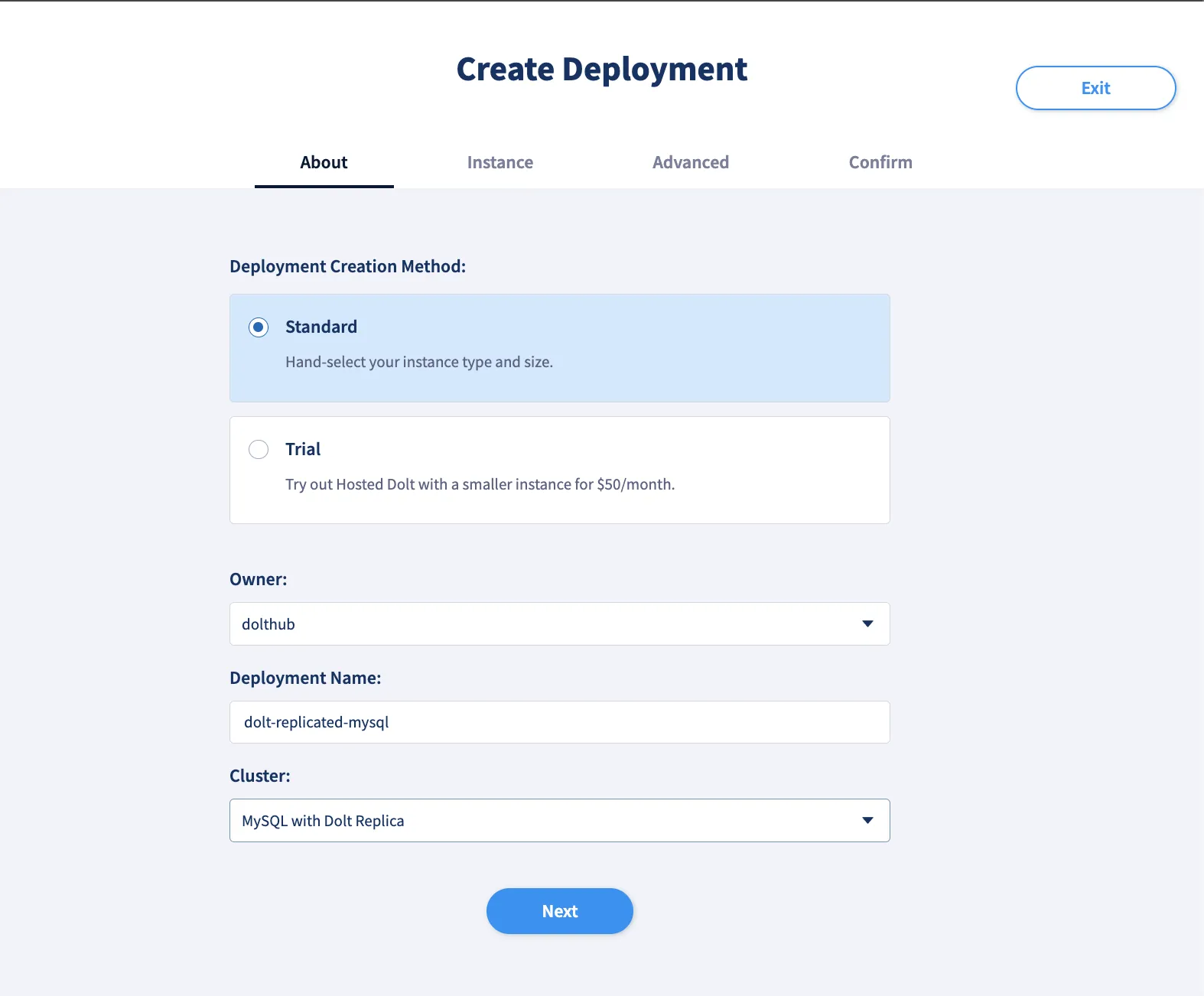 Create Deployment