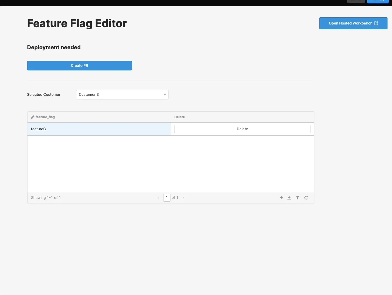 delete the feature flag