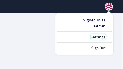 DoltLab profile settings