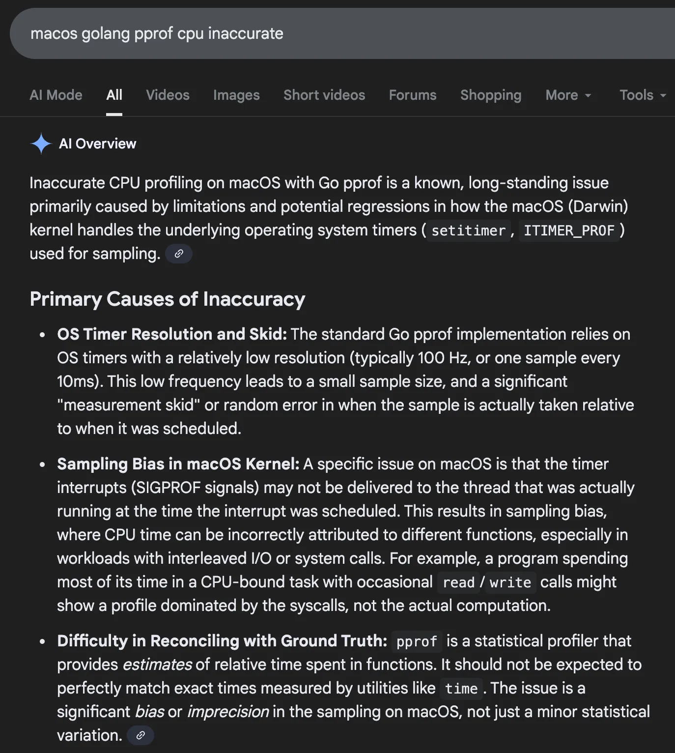 Gemini MacOS Posix Response