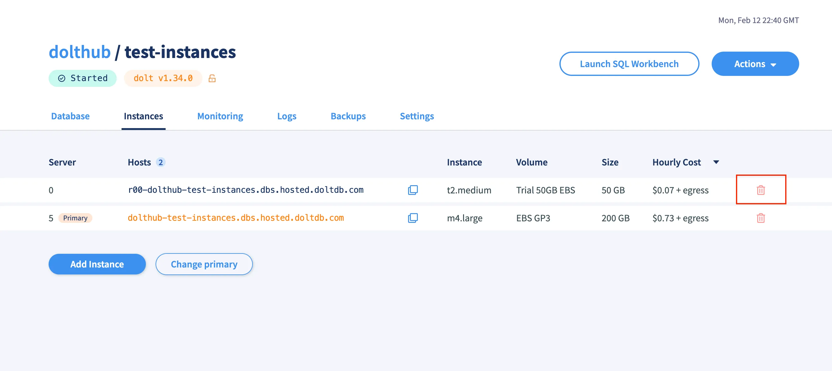 Remove original instance