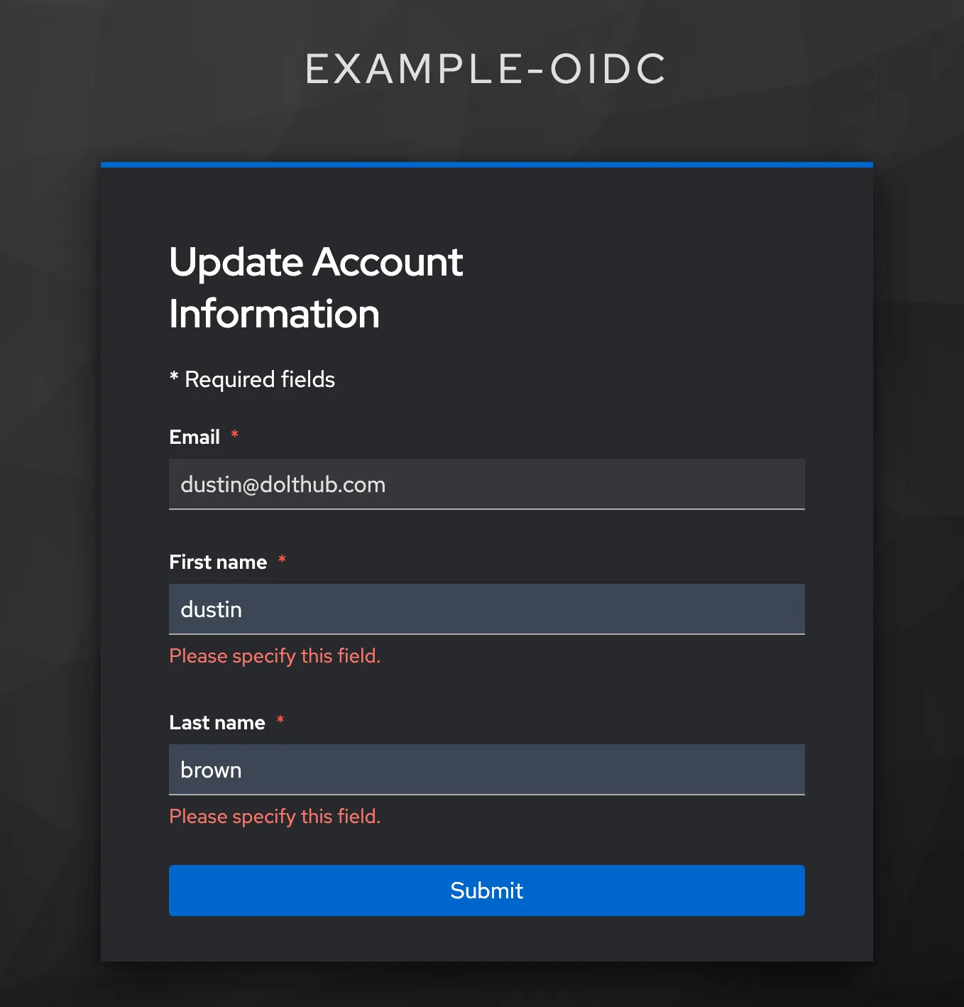 Keycloak user details