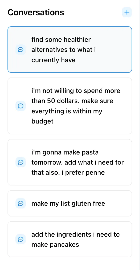 Conversation History