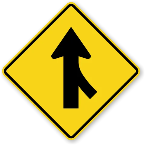 merge sign