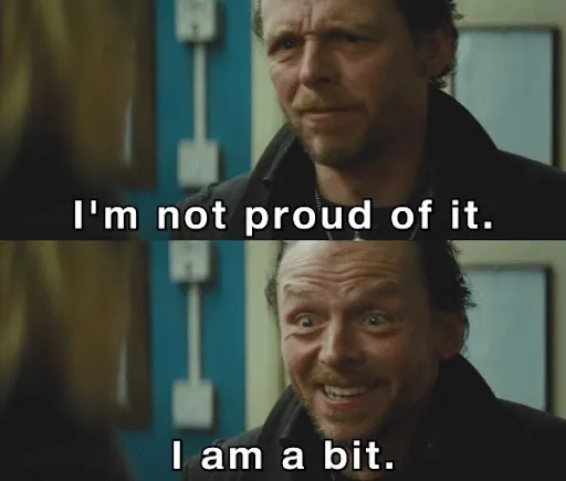 "I&#x27;m not proud of it. I am a bit."