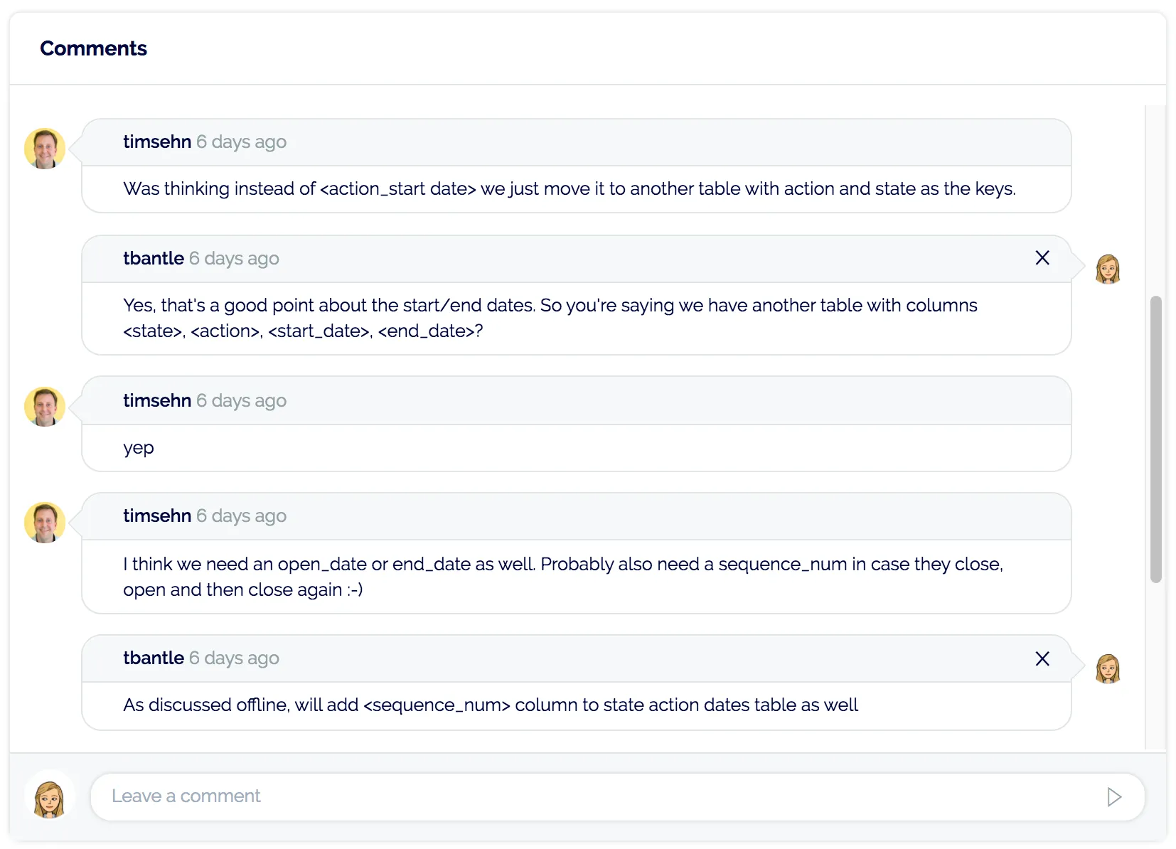 Tim&#x27;s PR review