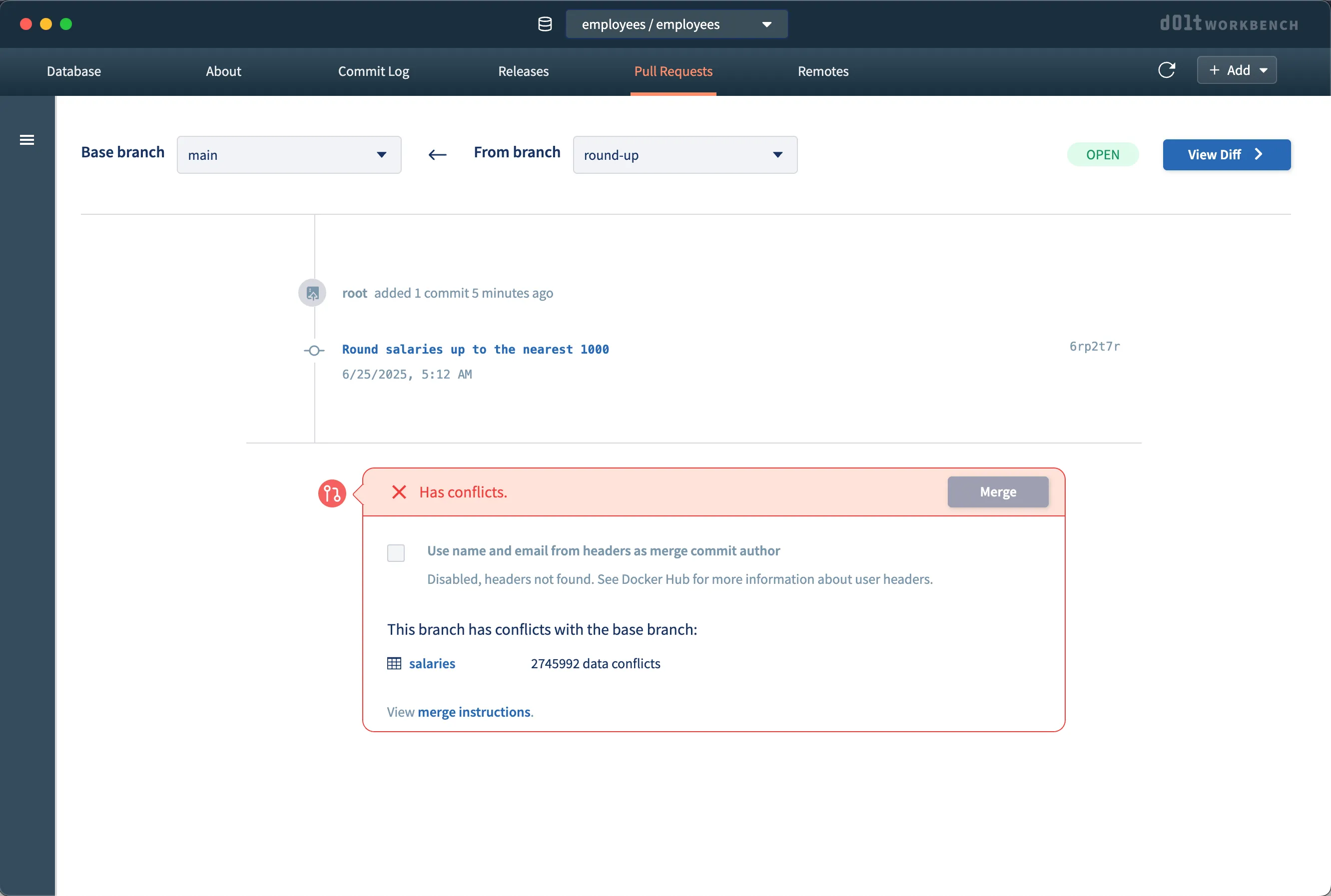 Round up pull request conflicts