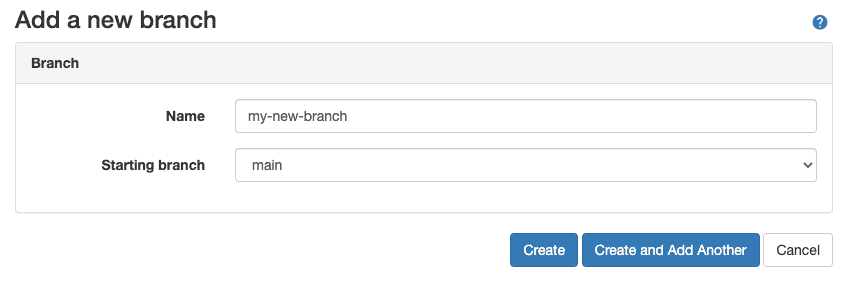 Create Branch