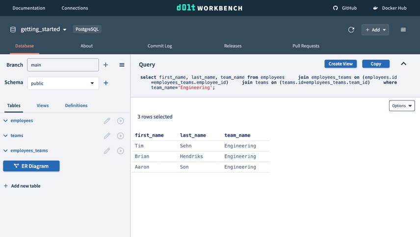 Postgres join