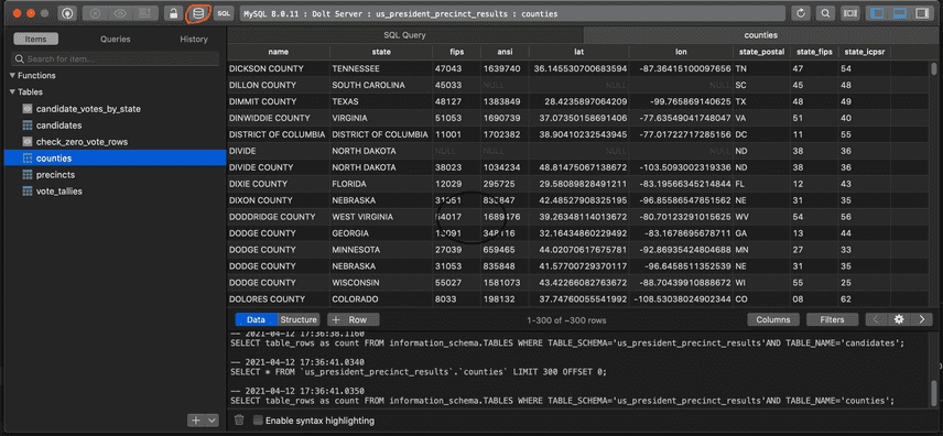 TablePlus FinalView