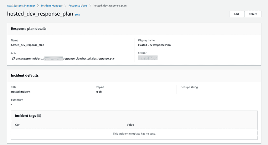 AWS Response Plan