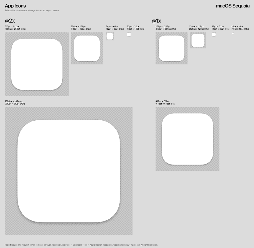 mac app icon template