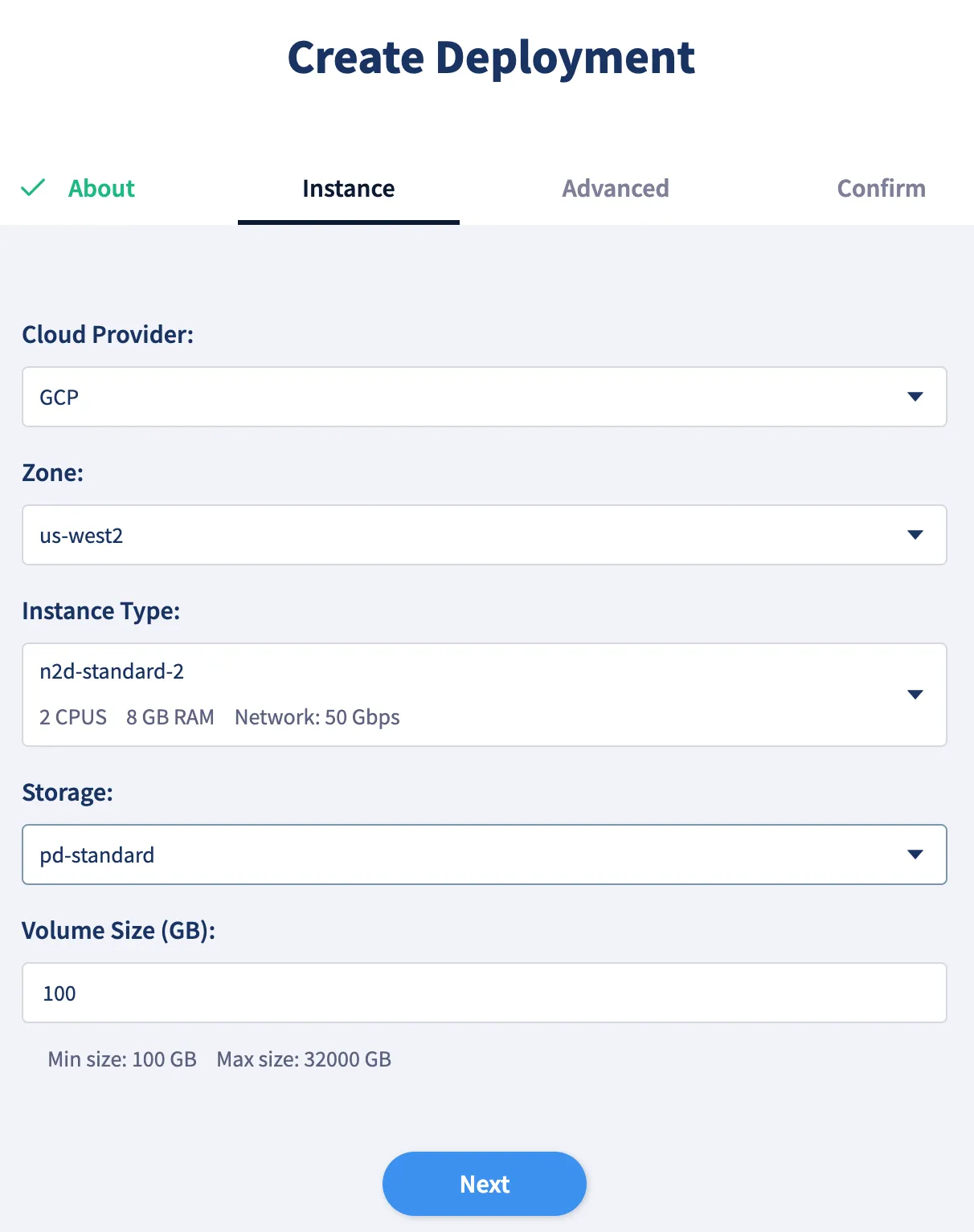 Create Deployment